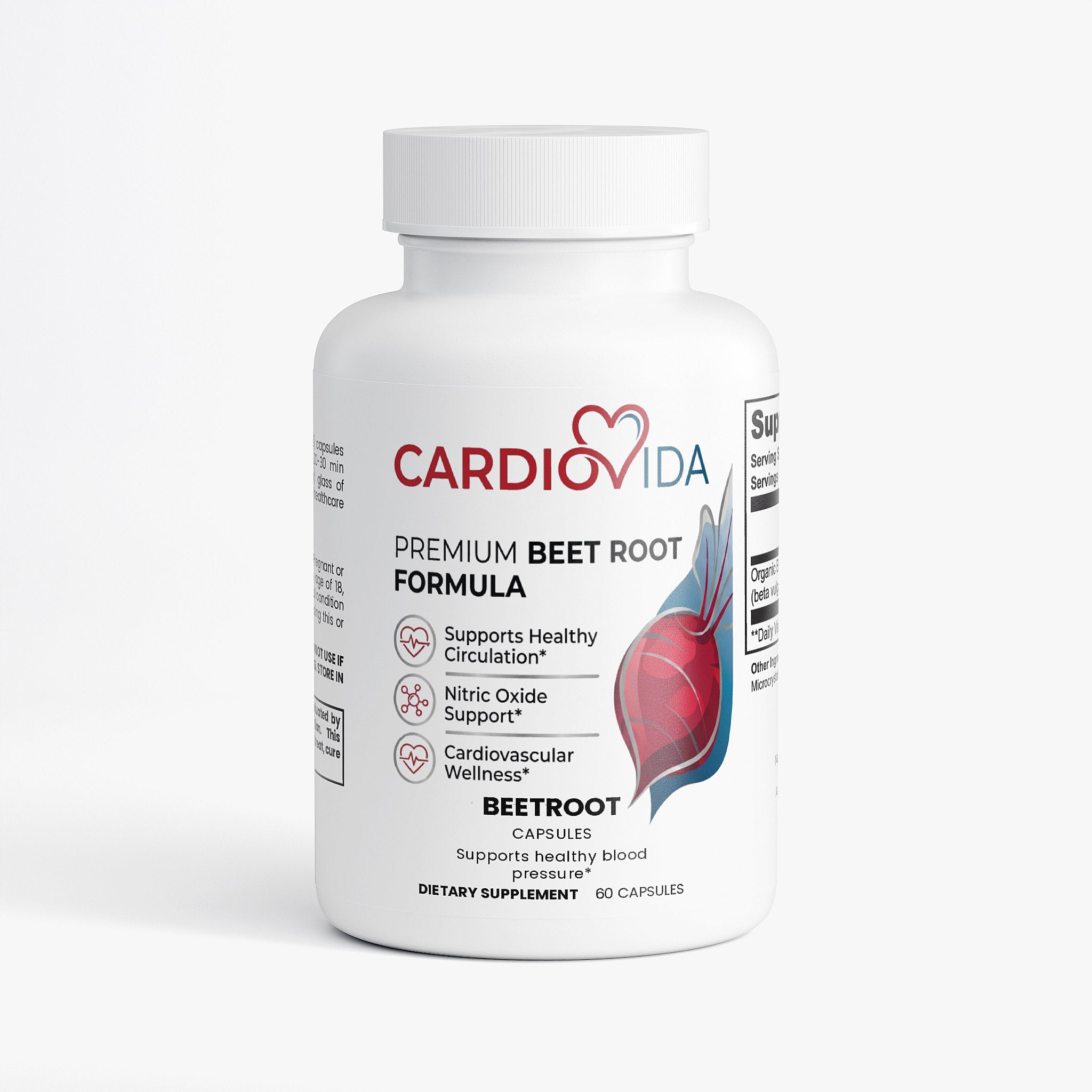 CardioVida Capsulas de Remolacha (Compra 4 + 1 Gratis)