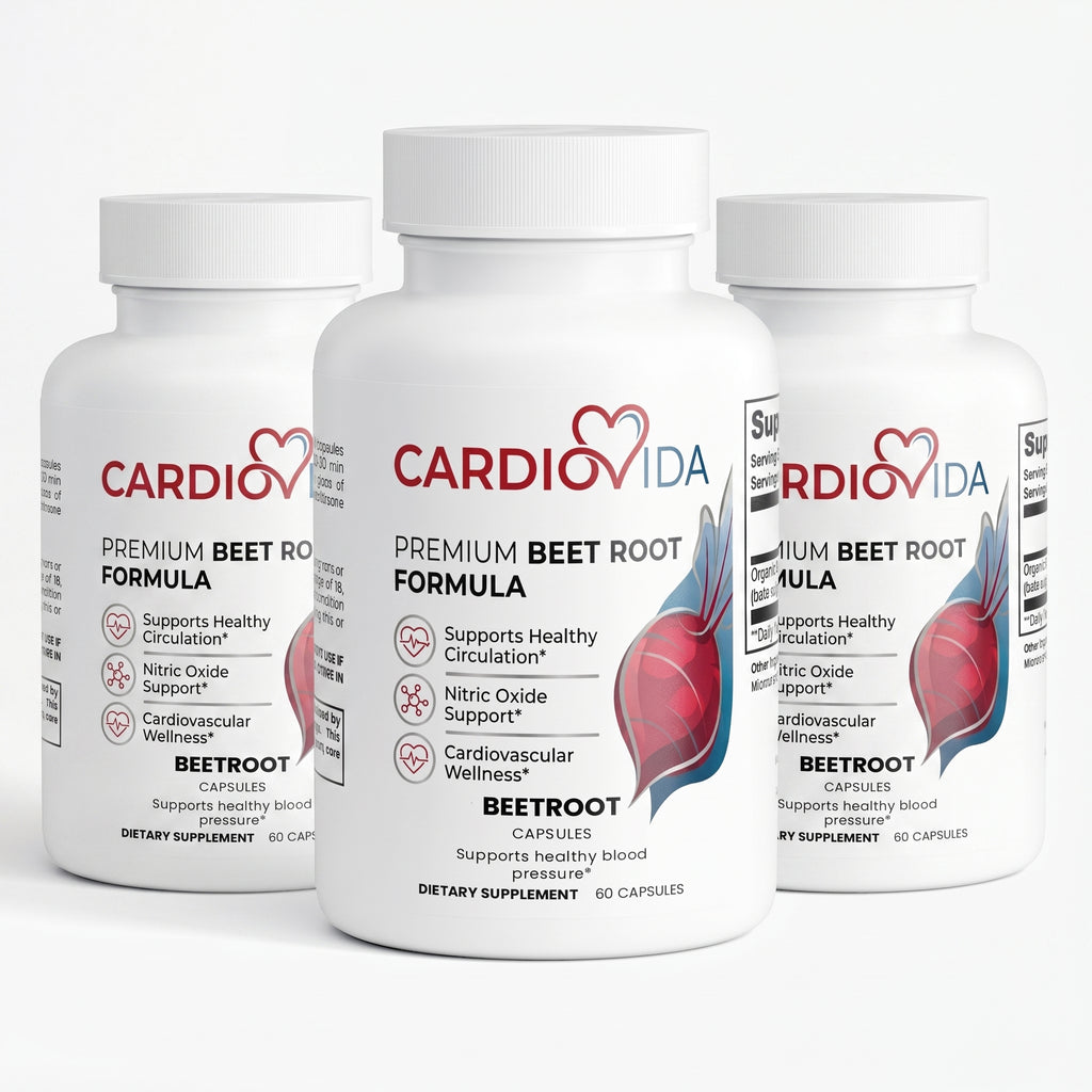 CardioVida Capsulas de Remolacha (3 Frascos!)