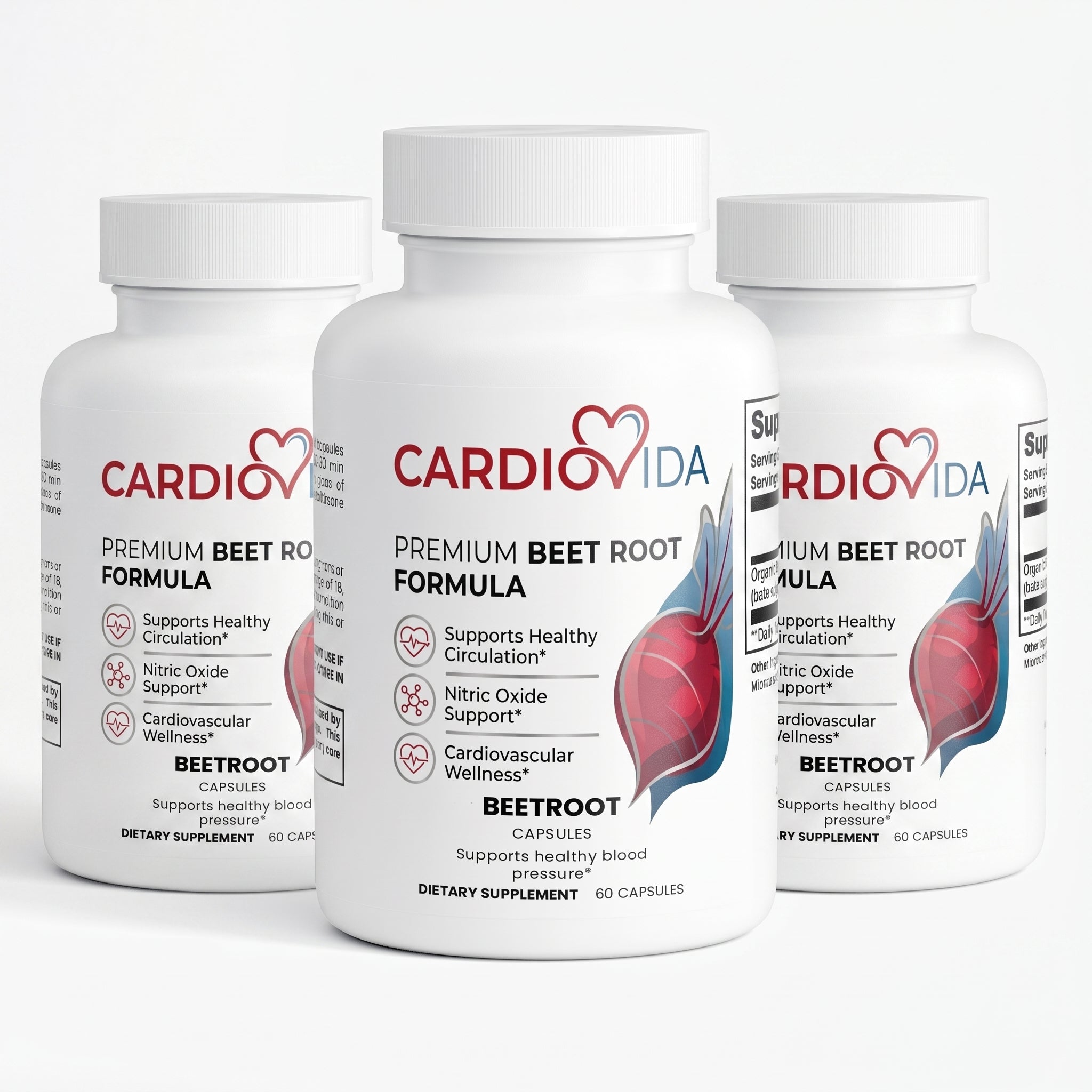 CardioVida Capsulas de Remolacha (3 Frascos!)
