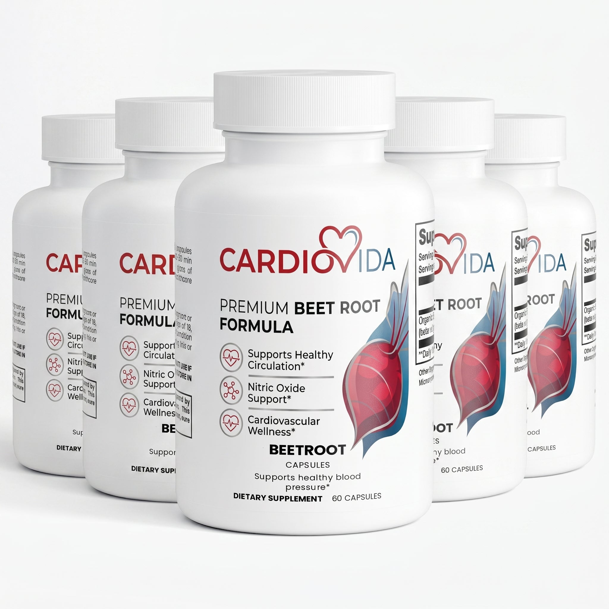 CardioVida Capsulas de Remolacha (Compra 4 + 1 Gratis)